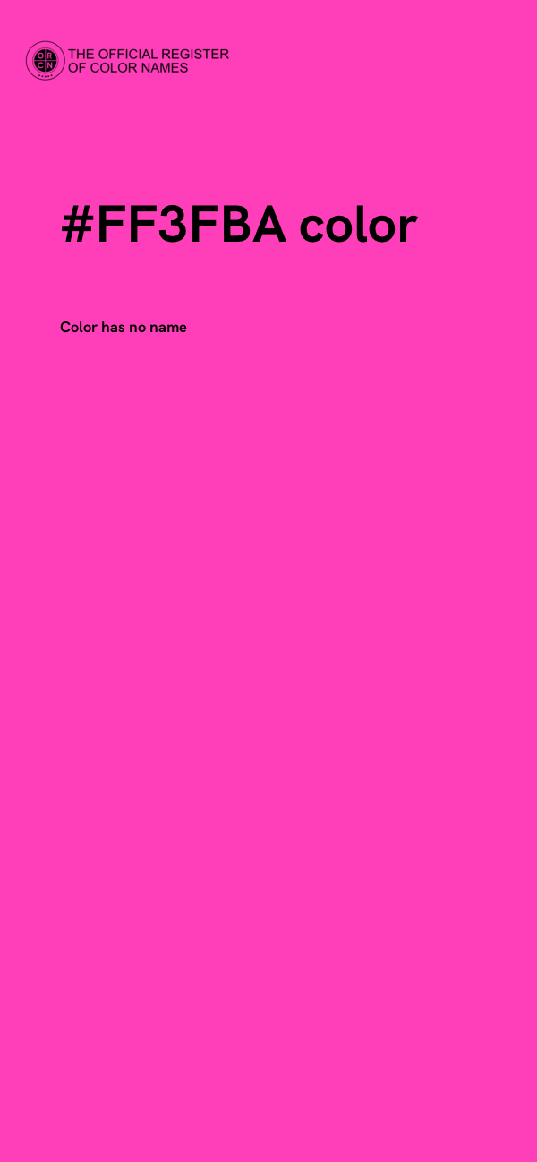 #FF3FBA color image