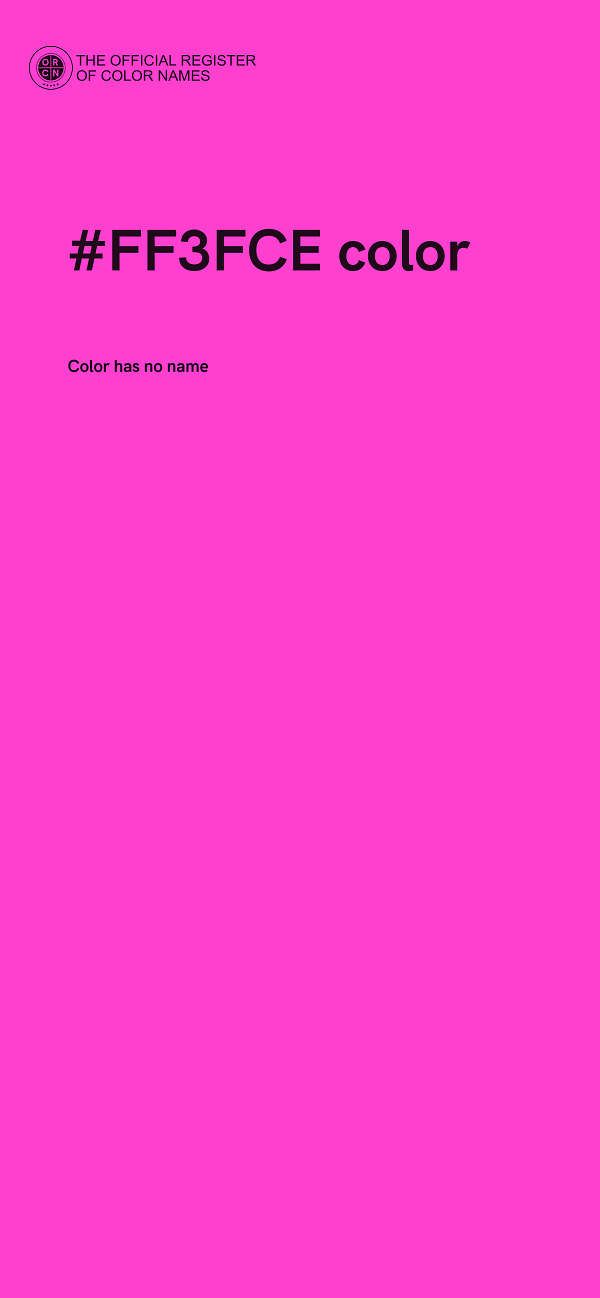 #FF3FCE color image