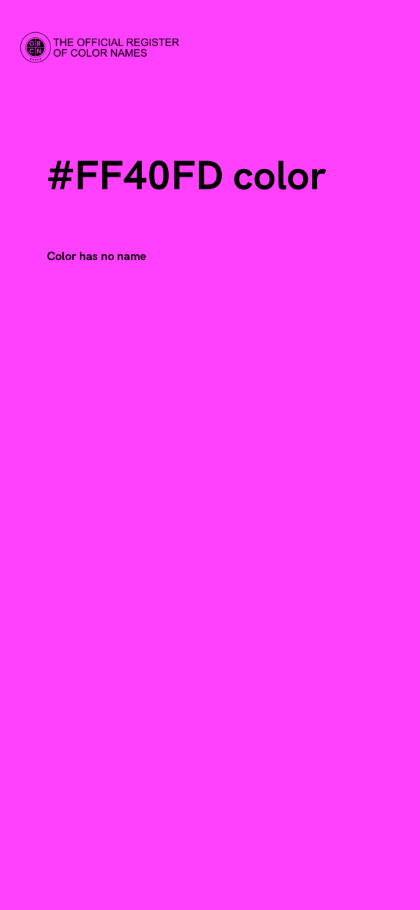 #FF40FD color image