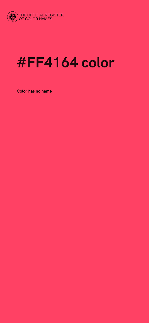 #FF4164 color image