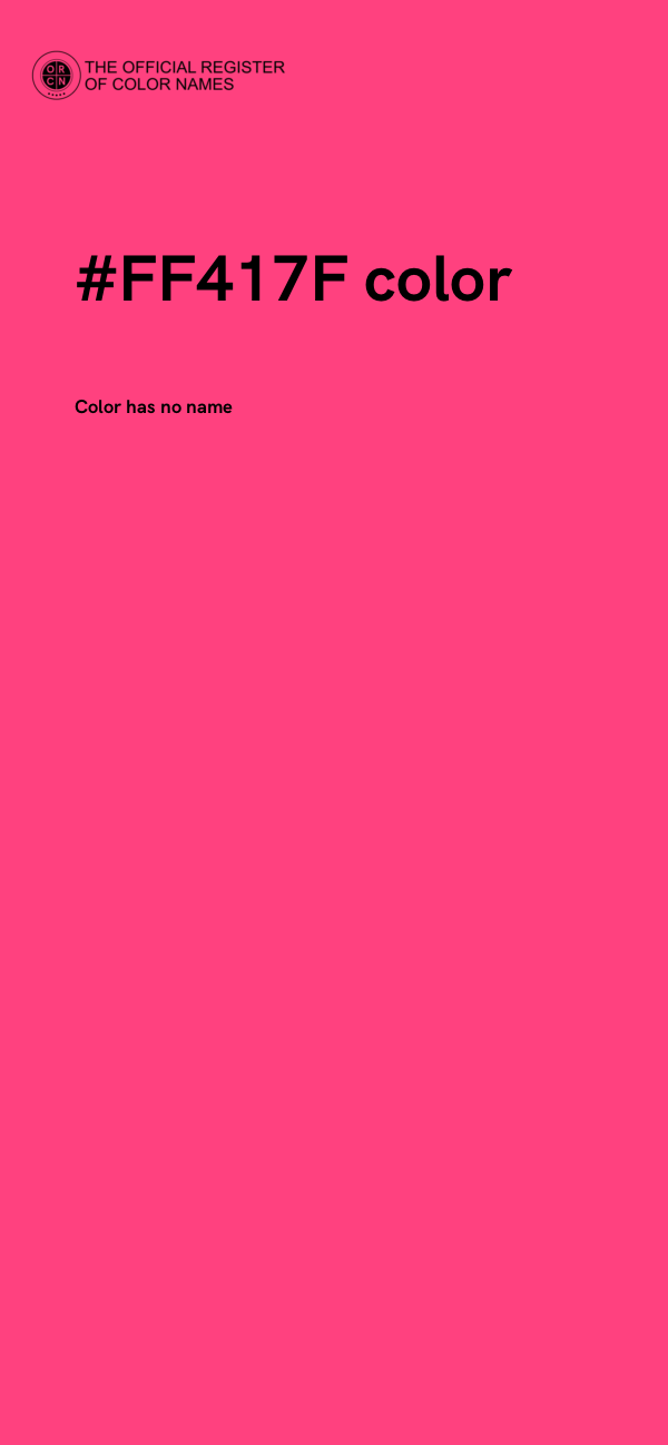 #FF417F color image