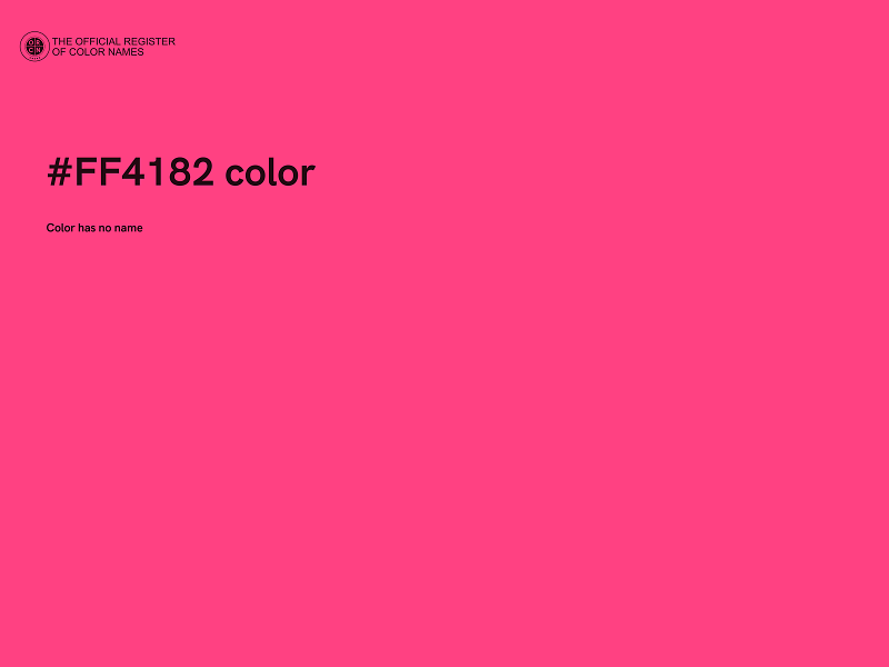#FF4182 color image