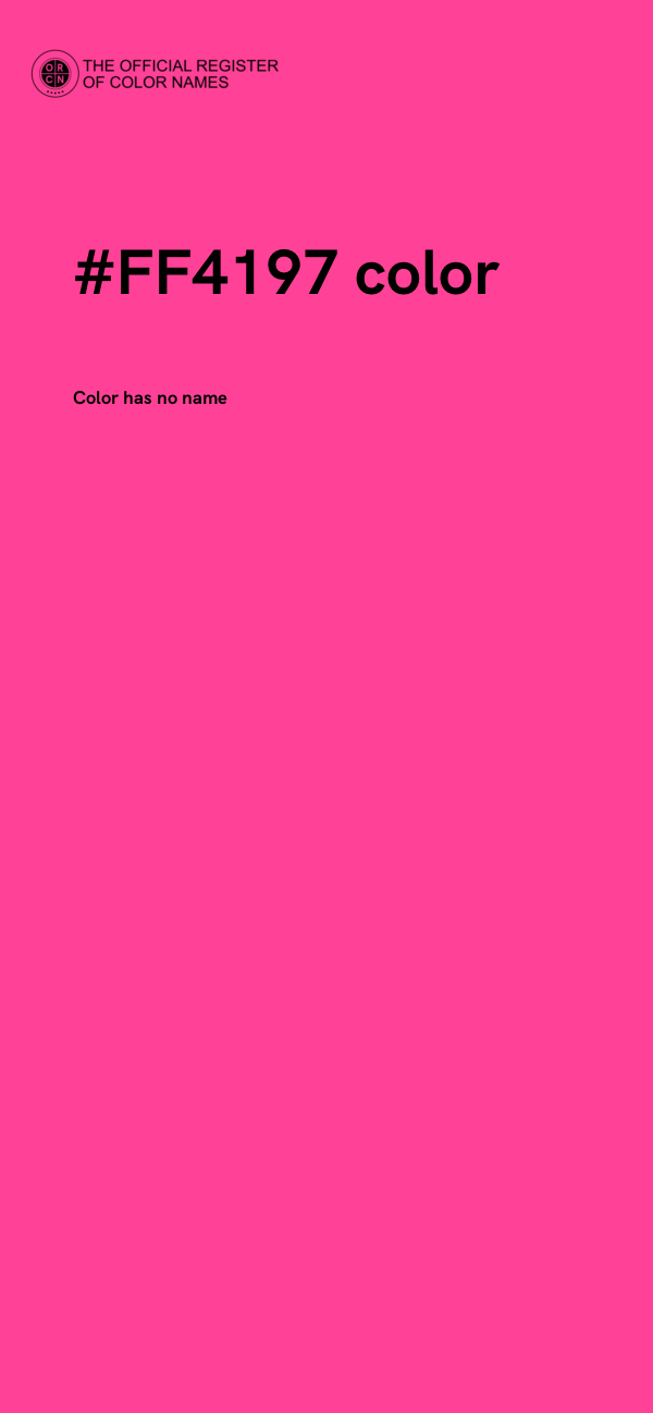 #FF4197 color image