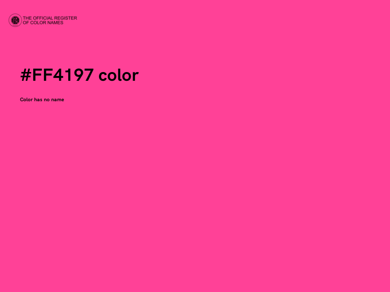 #FF4197 color image