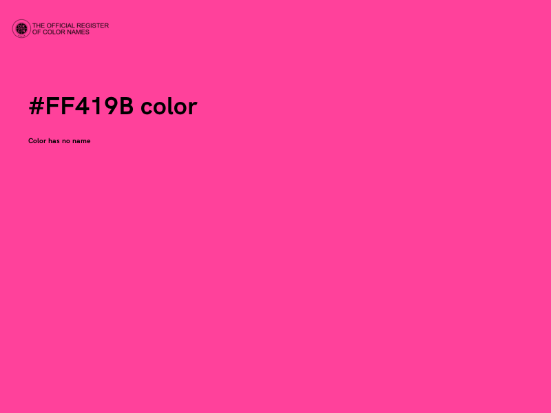 #FF419B color image