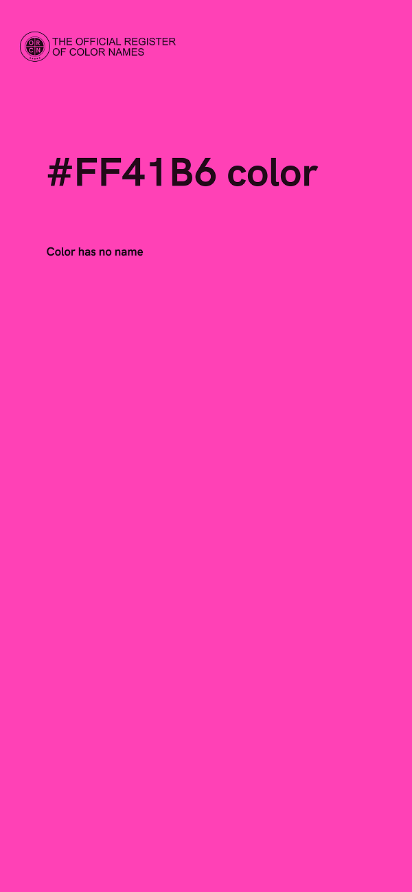#FF41B6 color image
