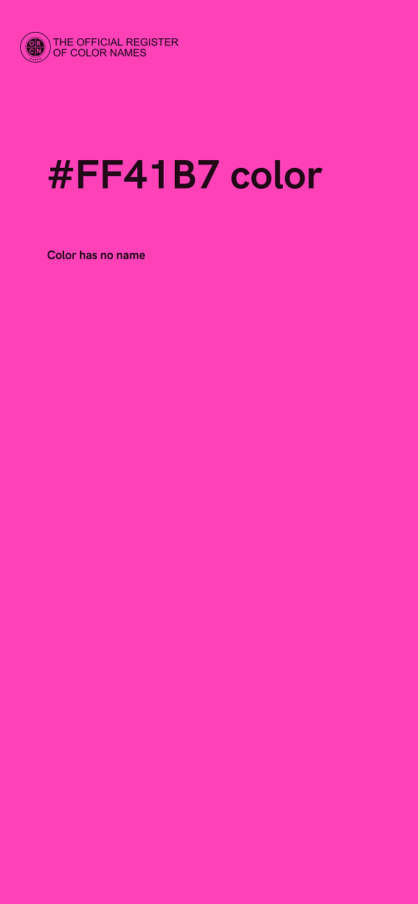 #FF41B7 color image