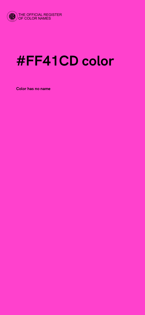 #FF41CD color image