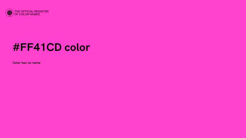 #FF41CD color image