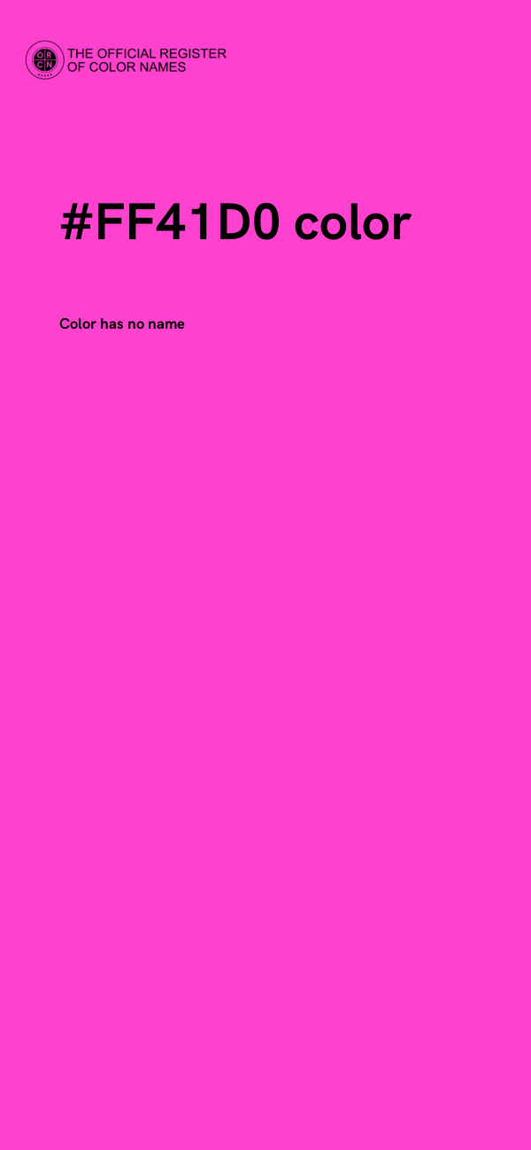 #FF41D0 color image
