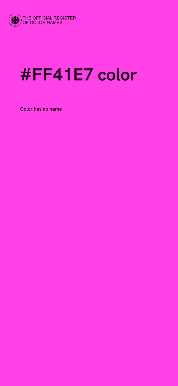 #FF41E7 color image