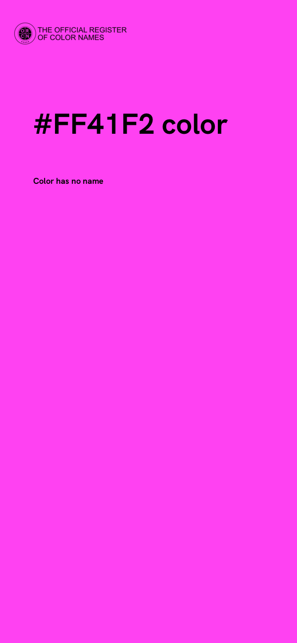 #FF41F2 color image
