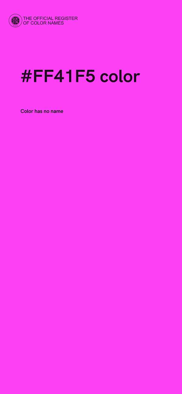 #FF41F5 color image