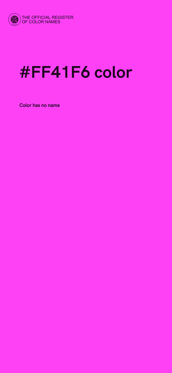 #FF41F6 color image