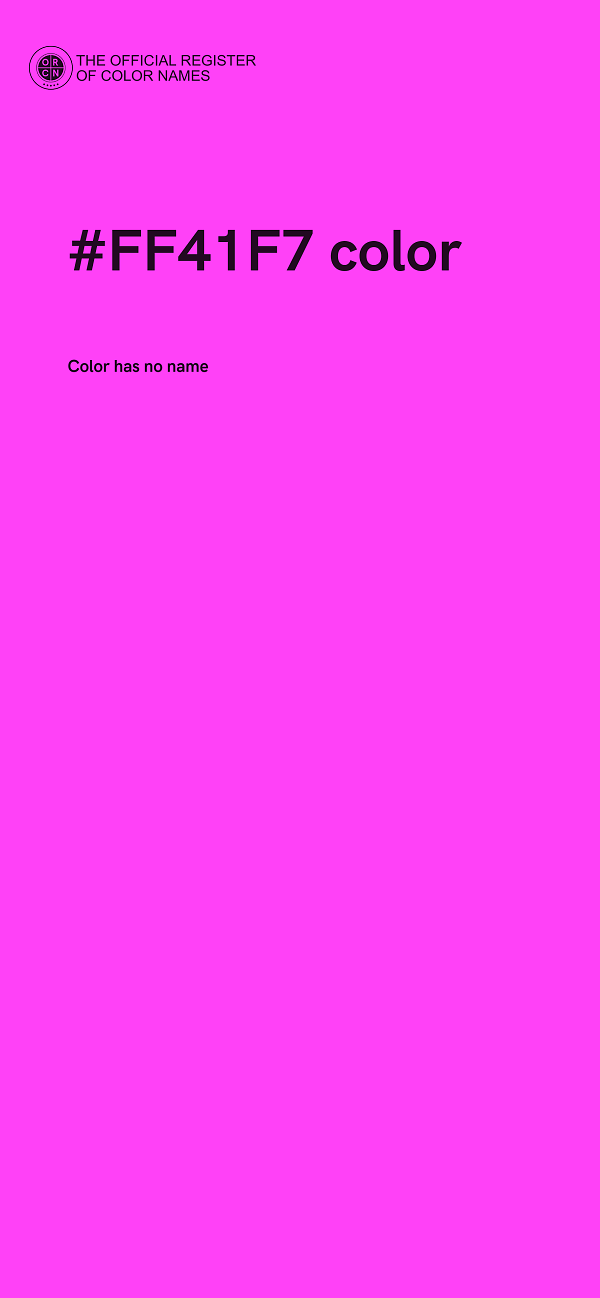 #FF41F7 color image