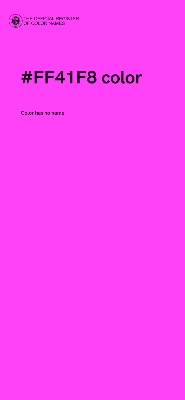 #FF41F8 color image