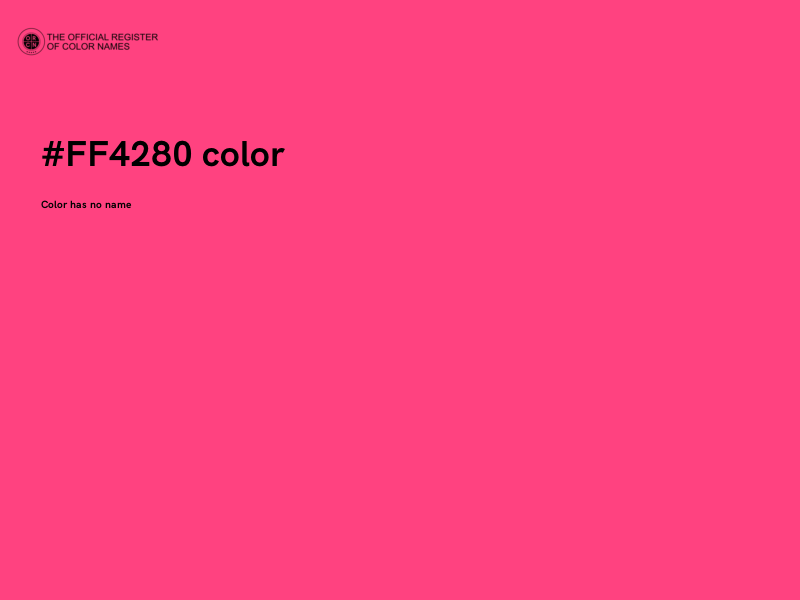 #FF4280 color image