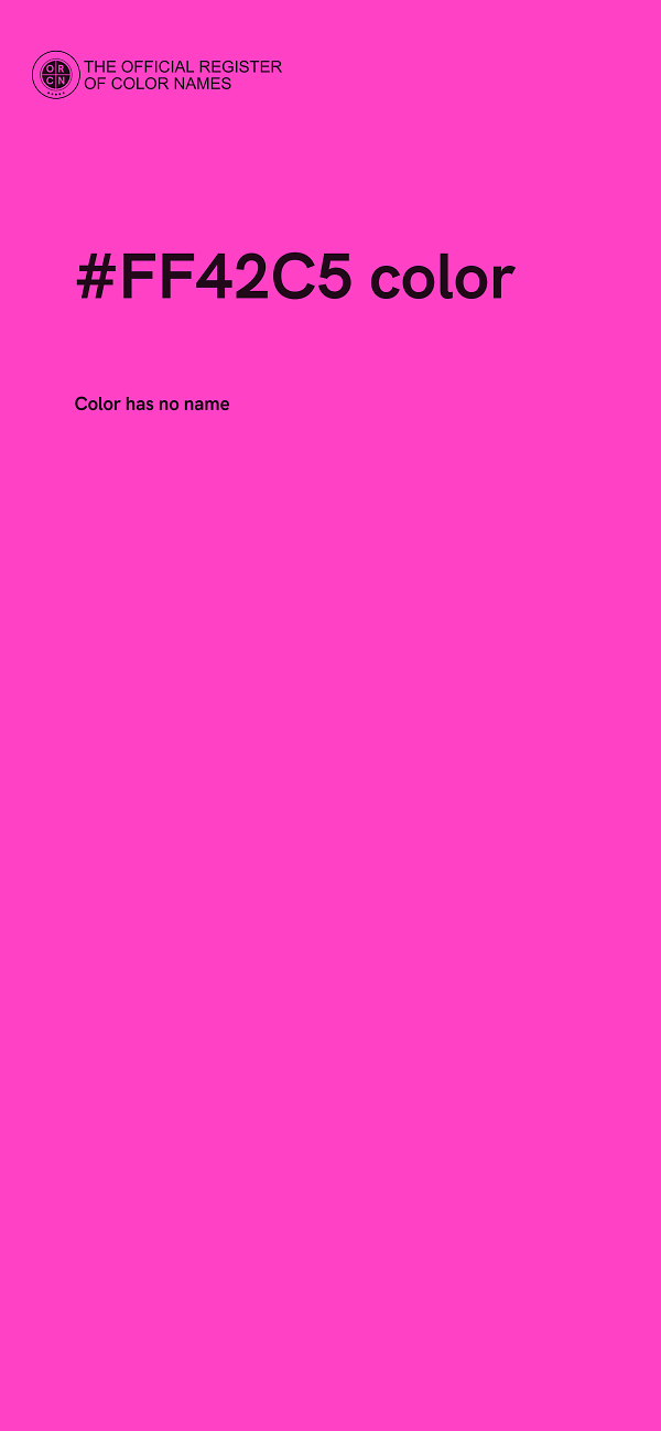 #FF42C5 color image