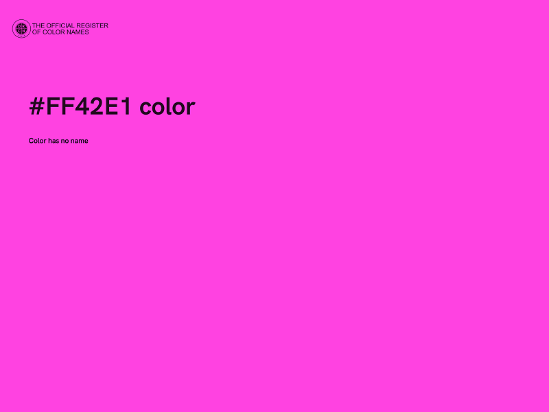 #FF42E1 color image