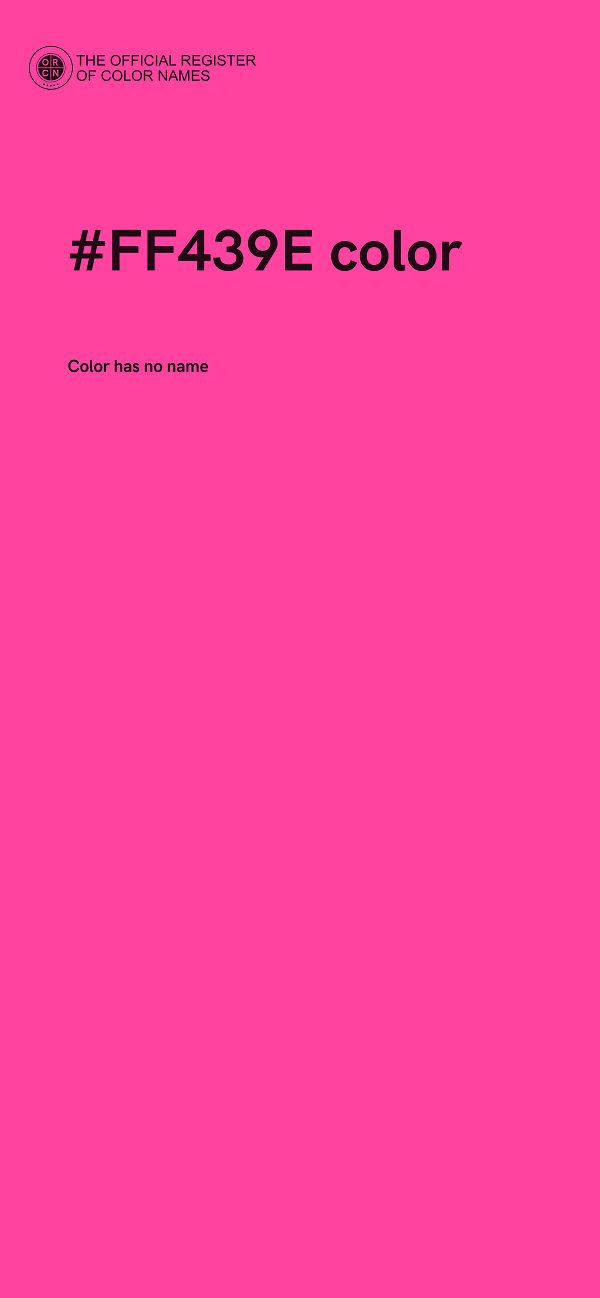 #FF439E color image