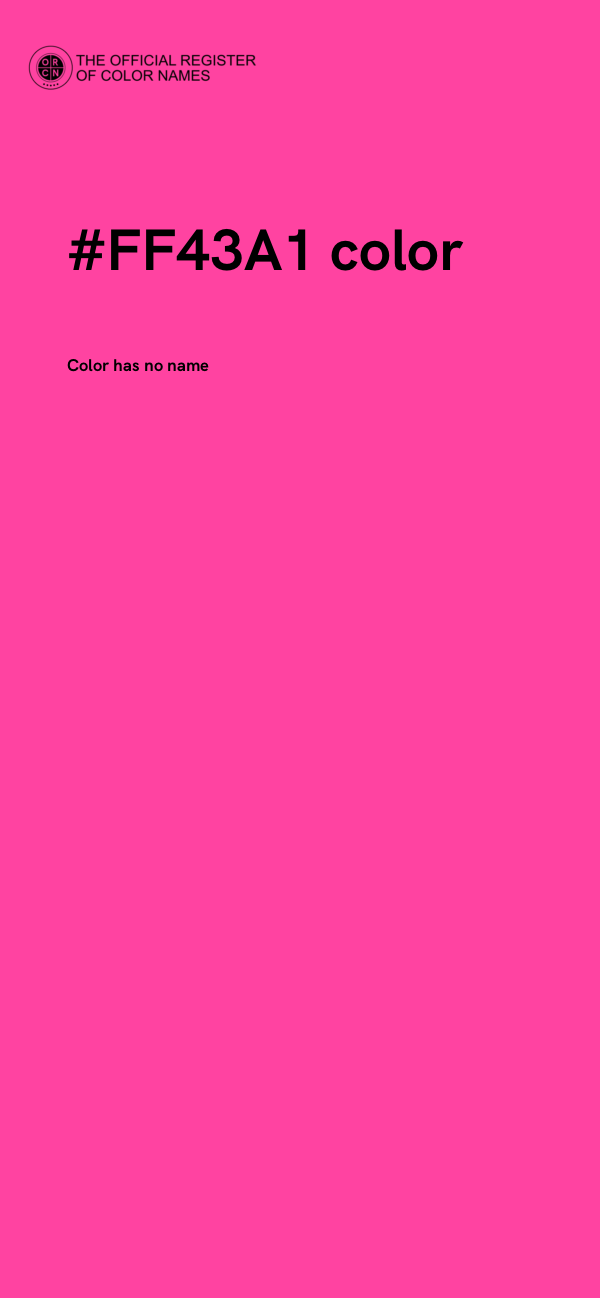 #FF43A1 color image