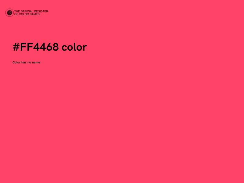 #FF4468 color image