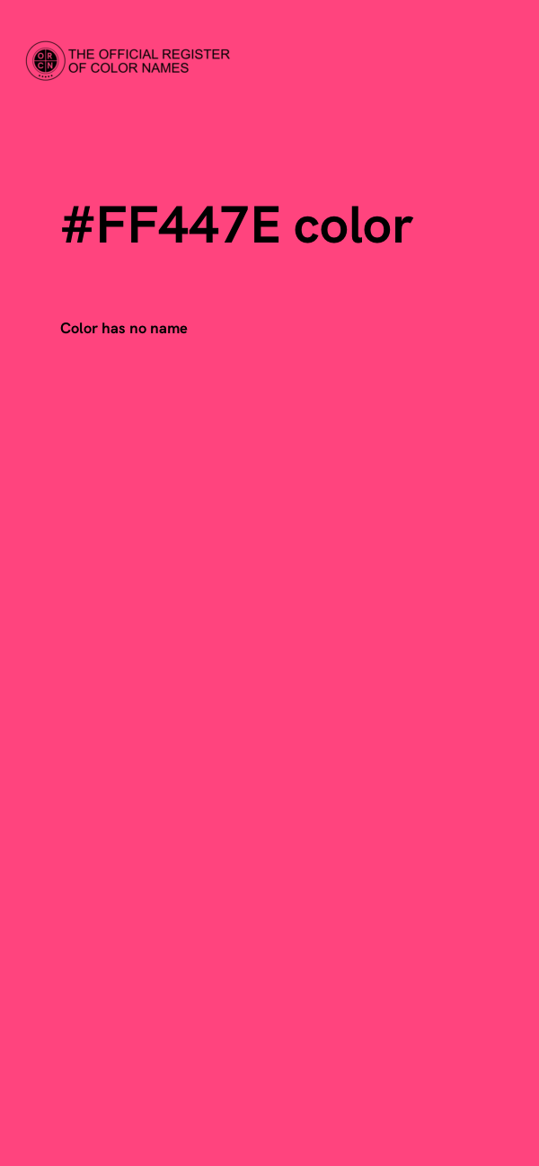 #FF447E color image