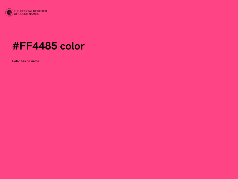 #FF4485 color image