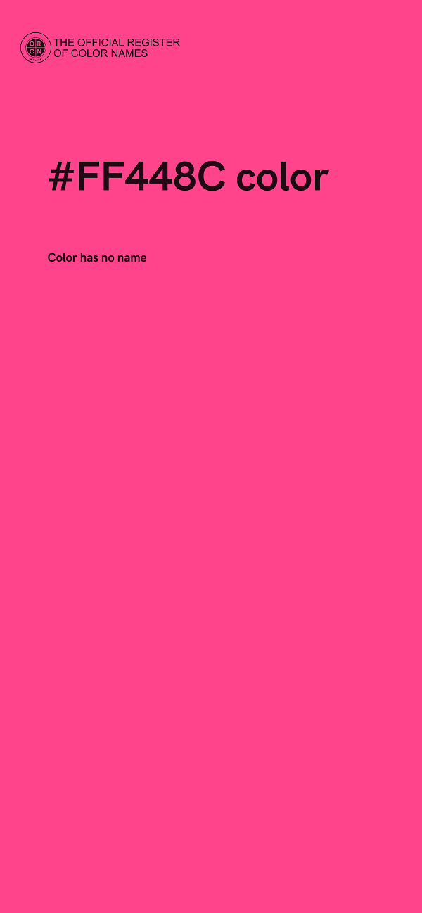#FF448C color image