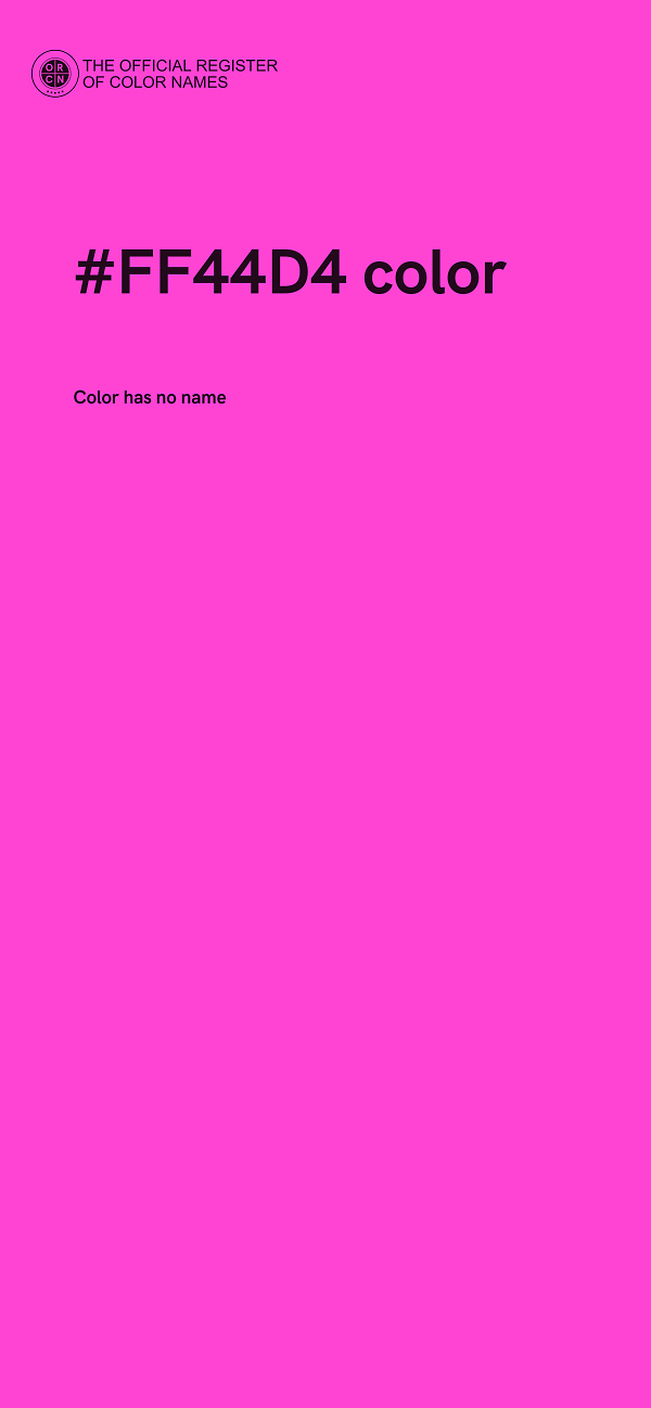 #FF44D4 color image