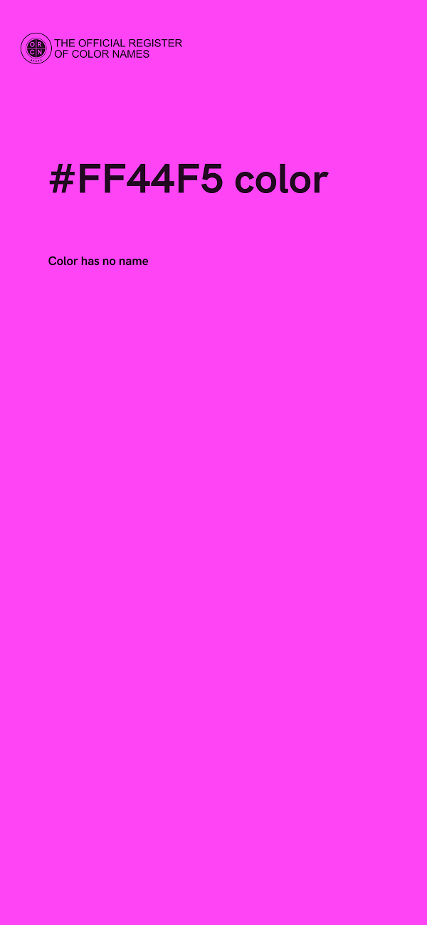 #FF44F5 color image