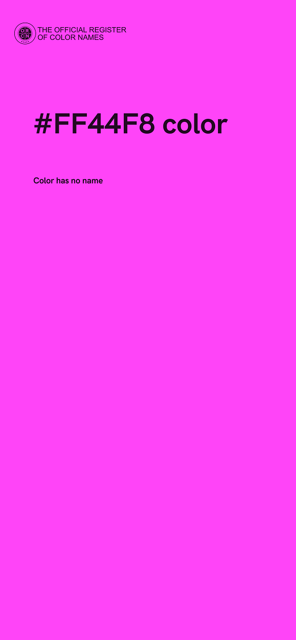 #FF44F8 color image