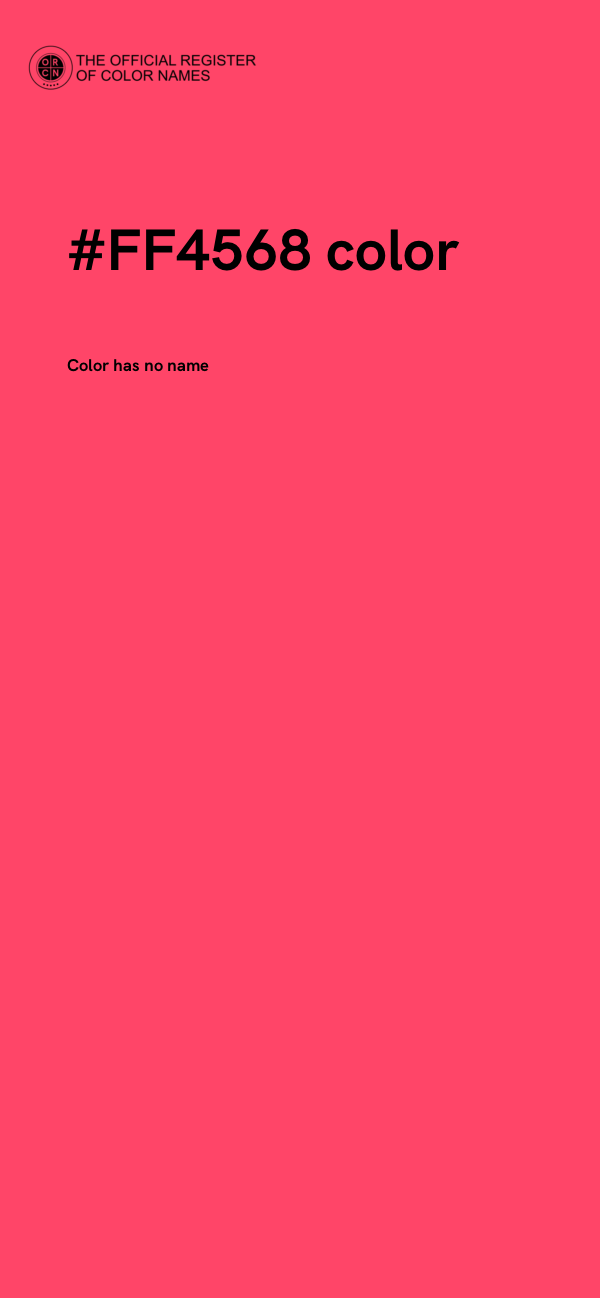 #FF4568 color image