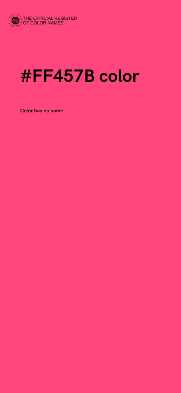 #FF457B color image