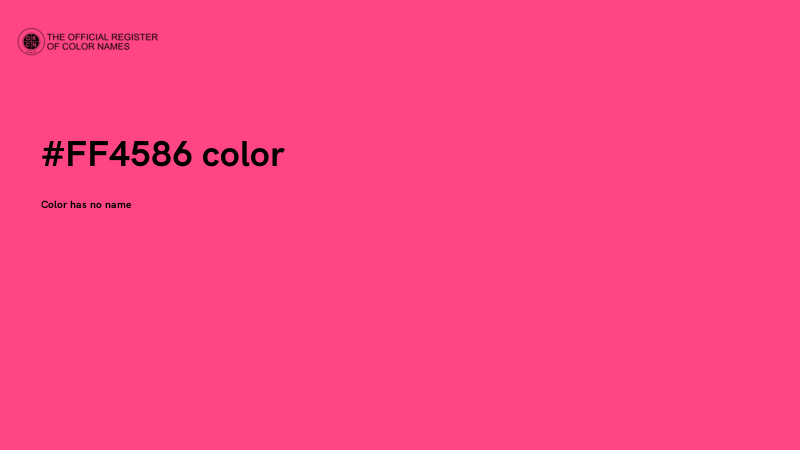#FF4586 color image