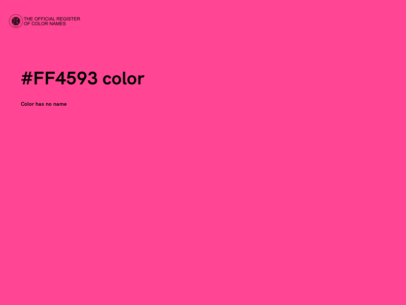 #FF4593 color image