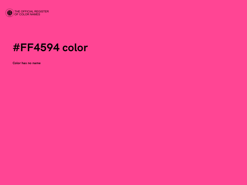 #FF4594 color image