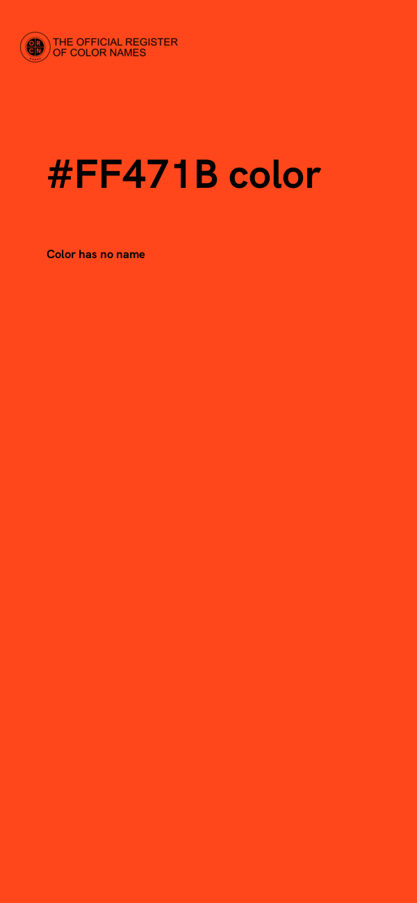#FF471B color image