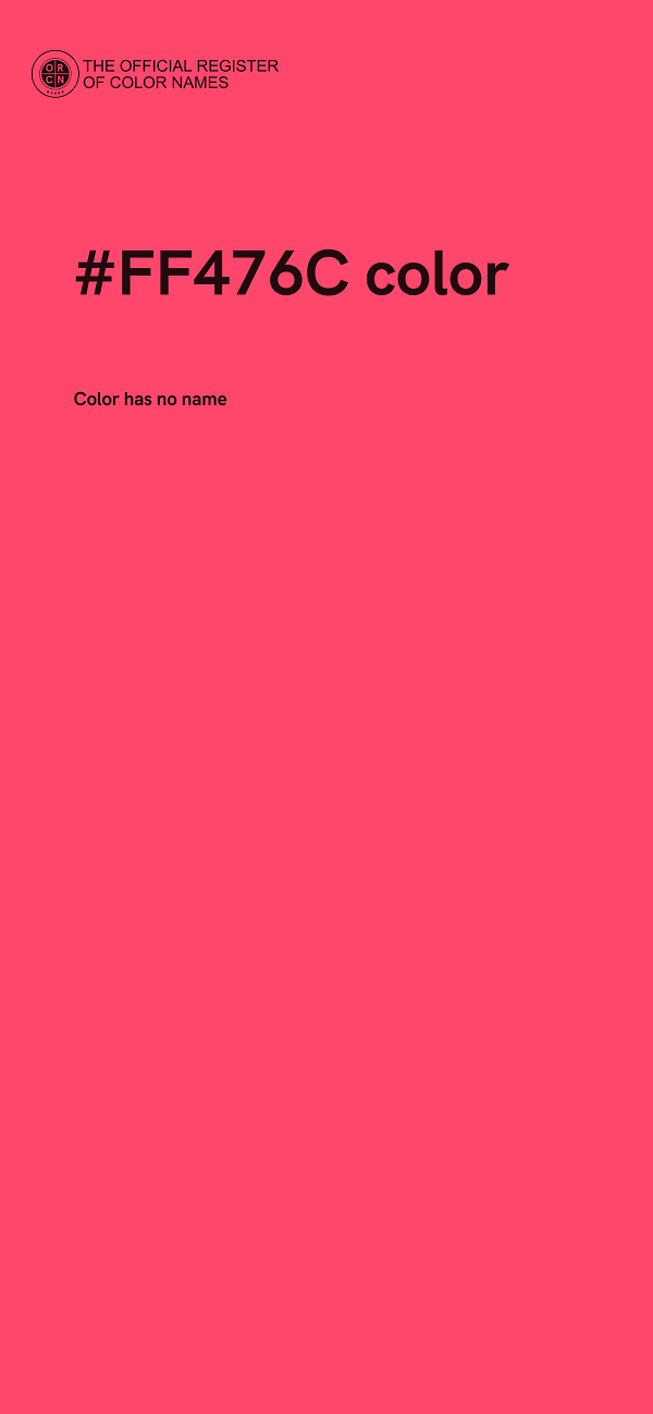 #FF476C color image