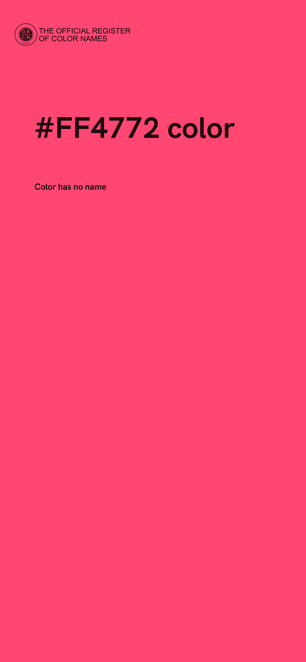 #FF4772 color image