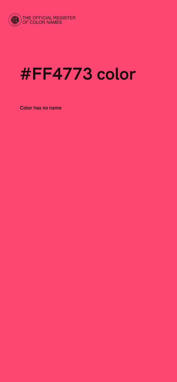 #FF4773 color image