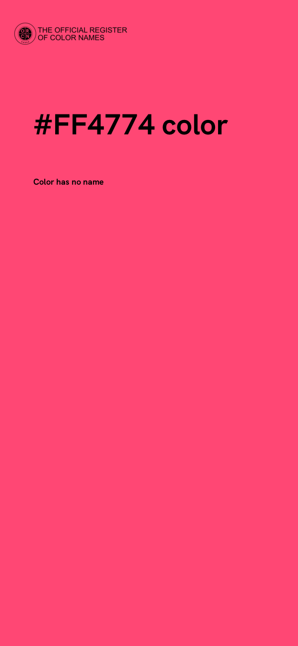 #FF4774 color image