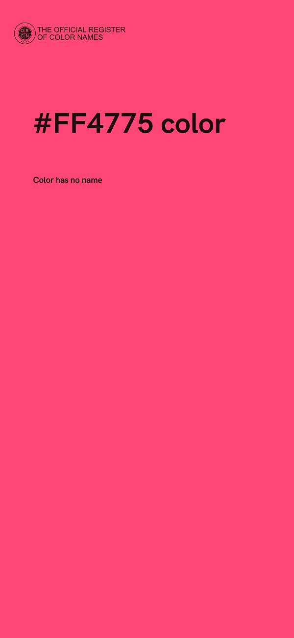 #FF4775 color image