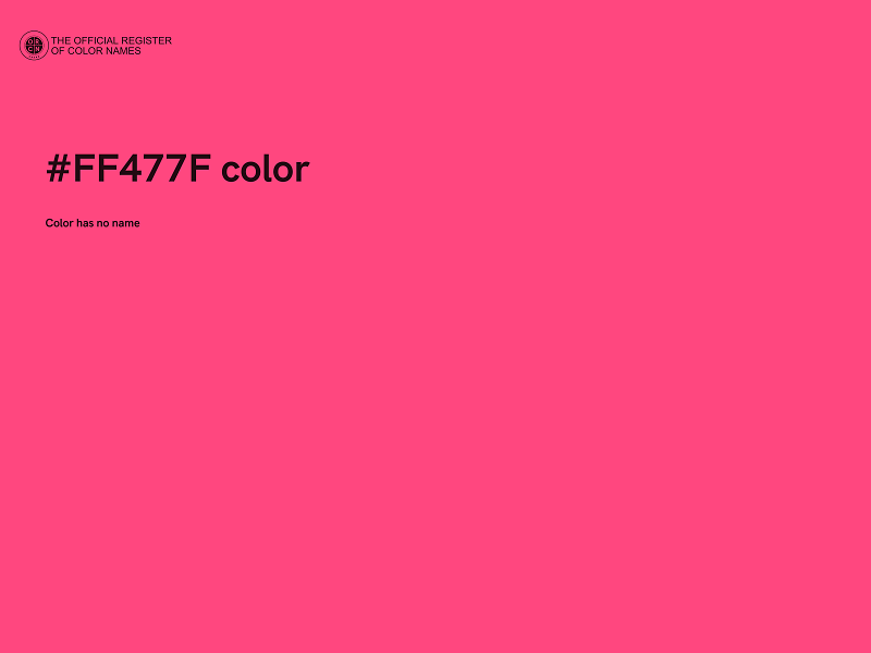 #FF477F color image