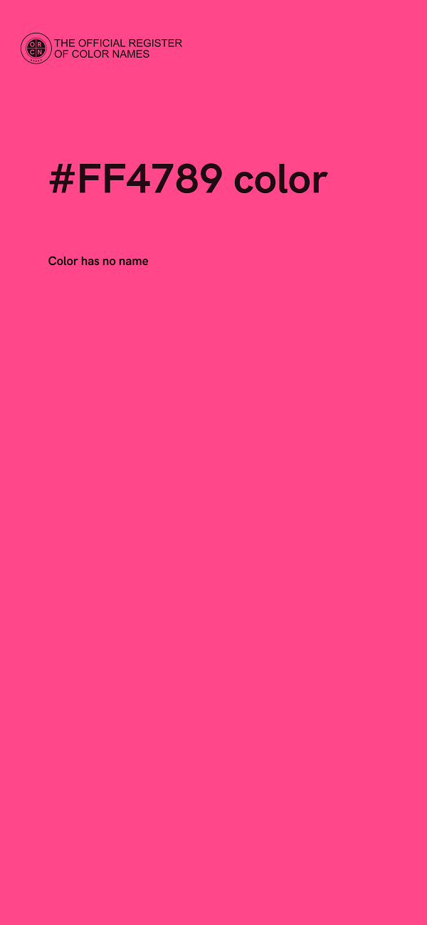 #FF4789 color image