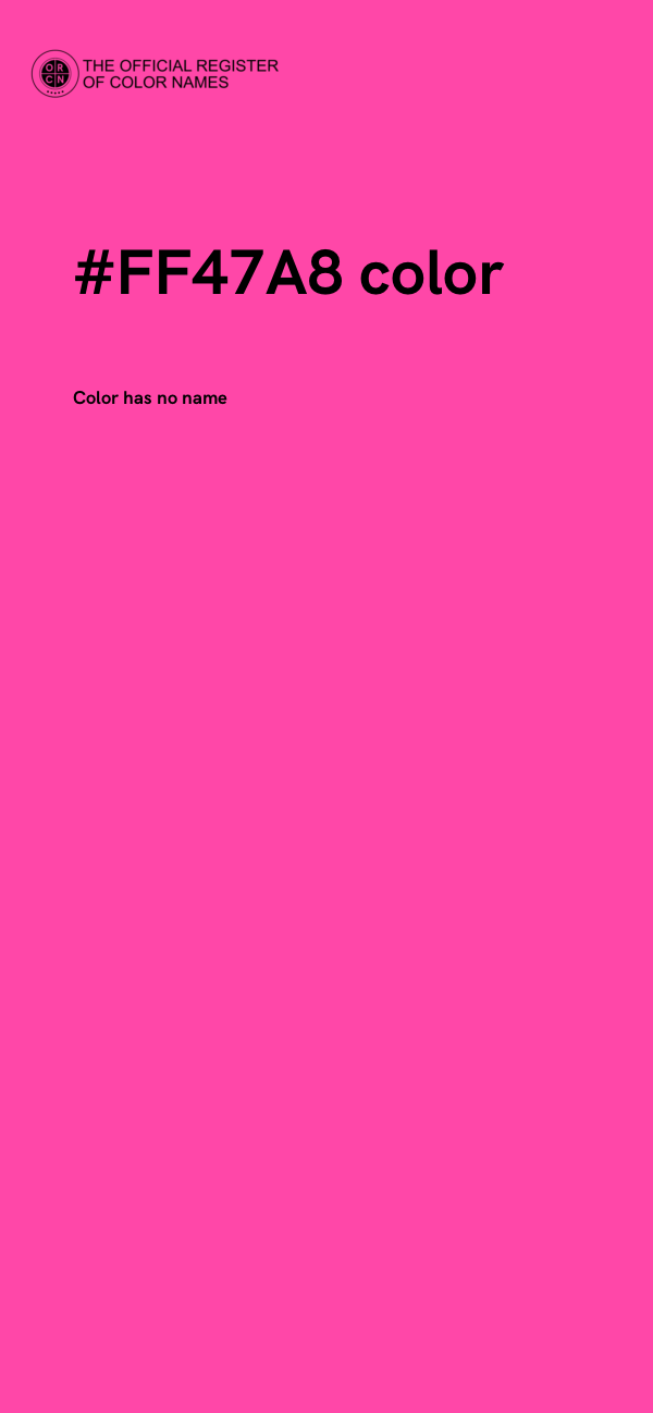 #FF47A8 color image