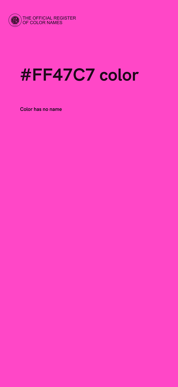 #FF47C7 color image