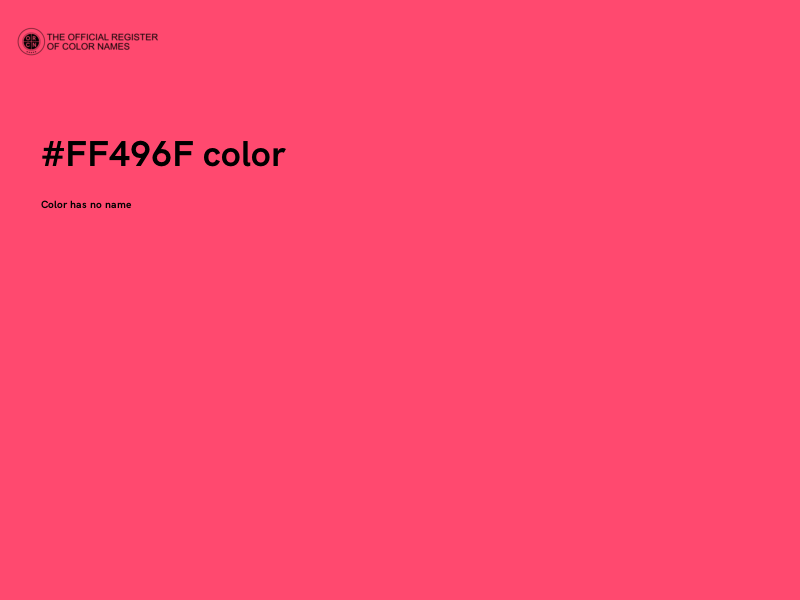 #FF496F color image