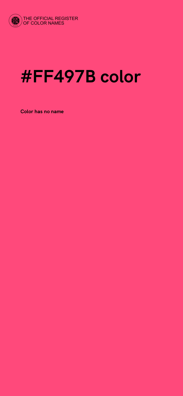 #FF497B color image