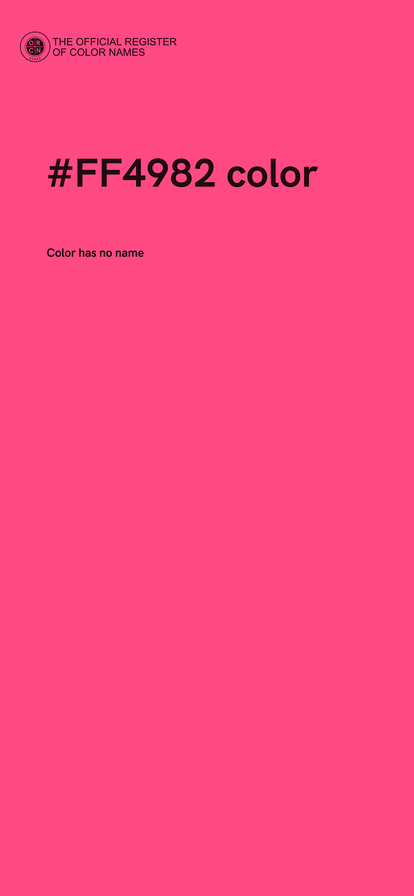 #FF4982 color image